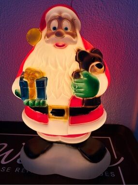 Vintage Santa Blow Mold